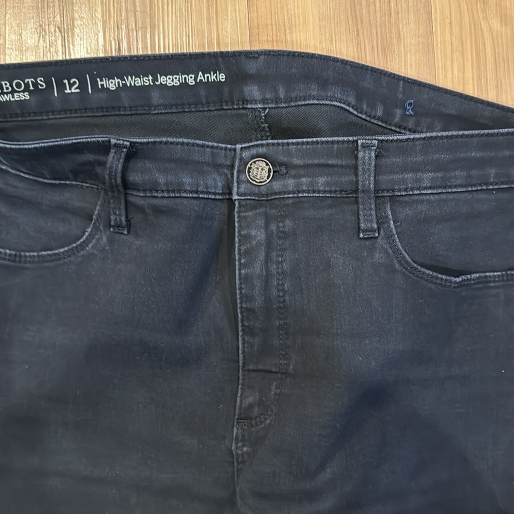 Talbots Flawless Jeans High-Waist Jegging Ankle sz 12 - Picture 6 of 7
